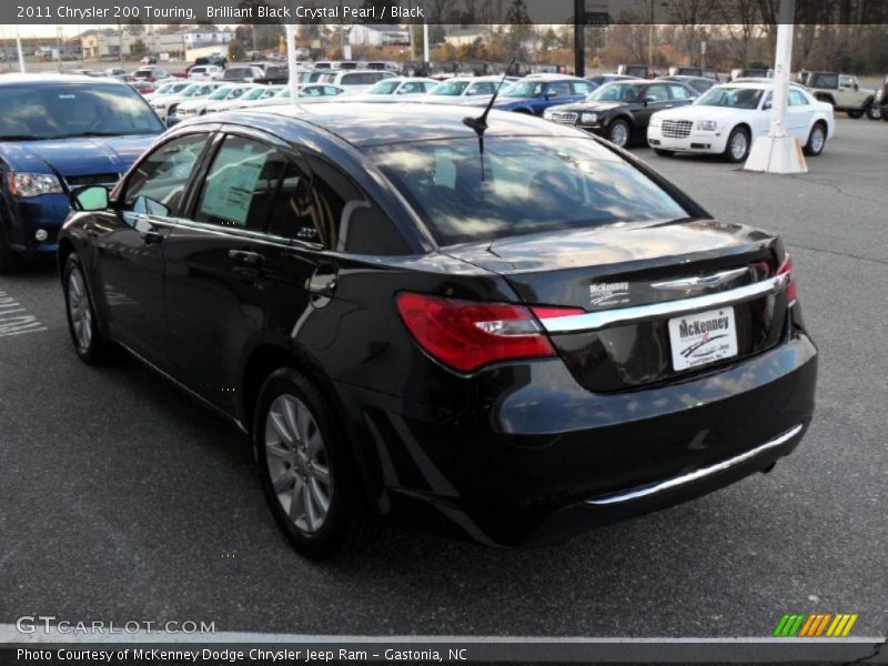 Brilliant Black Crystal Pearl / Black 2011 Chrysler 200 Touring