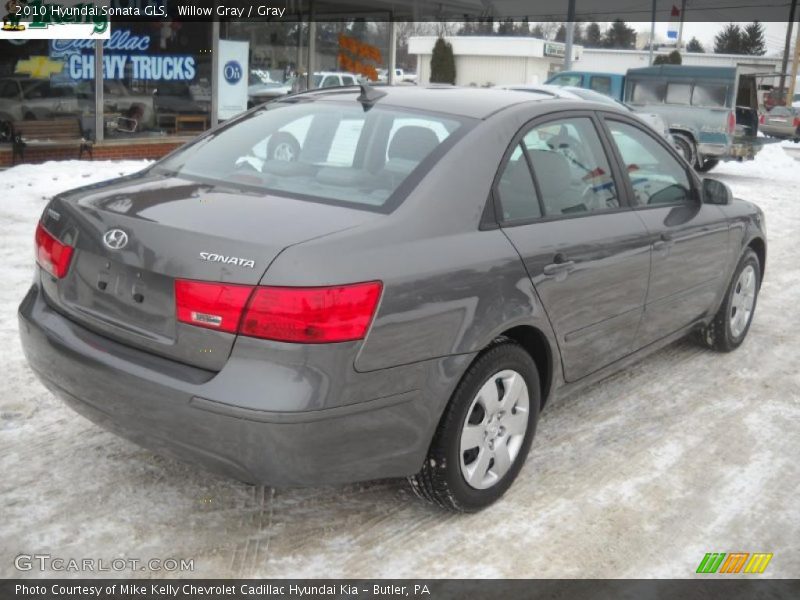 Willow Gray / Gray 2010 Hyundai Sonata GLS