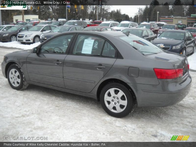 Willow Gray / Gray 2010 Hyundai Sonata GLS