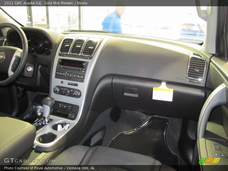 Gold Mist Metallic / Ebony 2011 GMC Acadia SLE