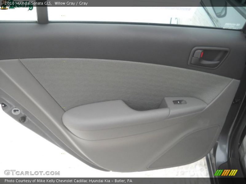 Willow Gray / Gray 2010 Hyundai Sonata GLS
