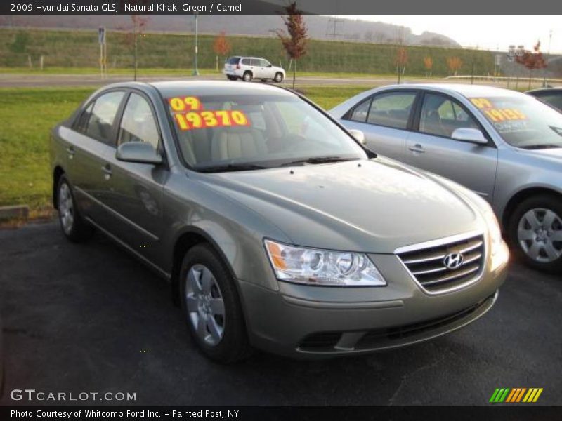 Natural Khaki Green / Camel 2009 Hyundai Sonata GLS