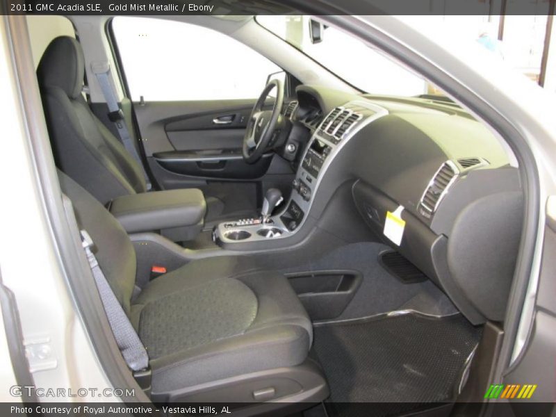 Gold Mist Metallic / Ebony 2011 GMC Acadia SLE
