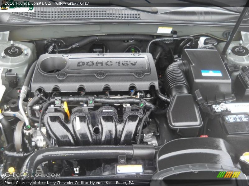 Willow Gray / Gray 2010 Hyundai Sonata GLS