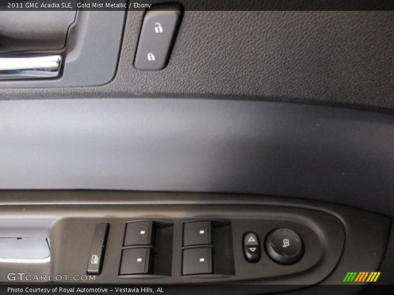 Gold Mist Metallic / Ebony 2011 GMC Acadia SLE