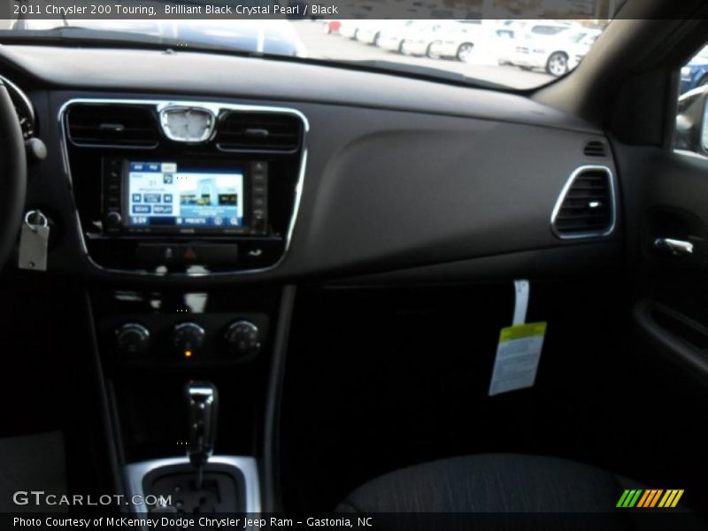 Brilliant Black Crystal Pearl / Black 2011 Chrysler 200 Touring