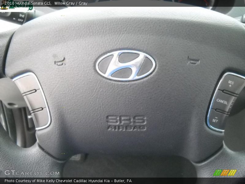 Willow Gray / Gray 2010 Hyundai Sonata GLS