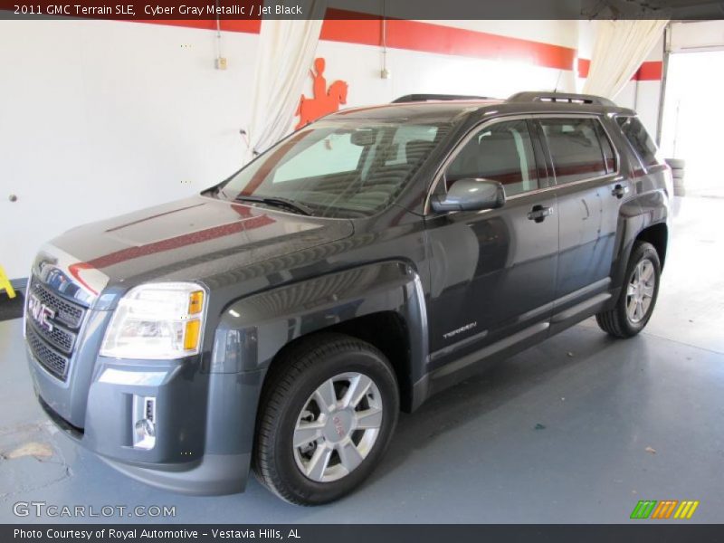 Cyber Gray Metallic / Jet Black 2011 GMC Terrain SLE