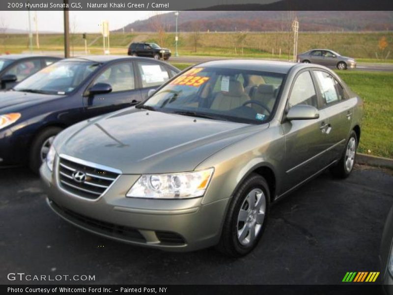 Natural Khaki Green / Camel 2009 Hyundai Sonata GLS