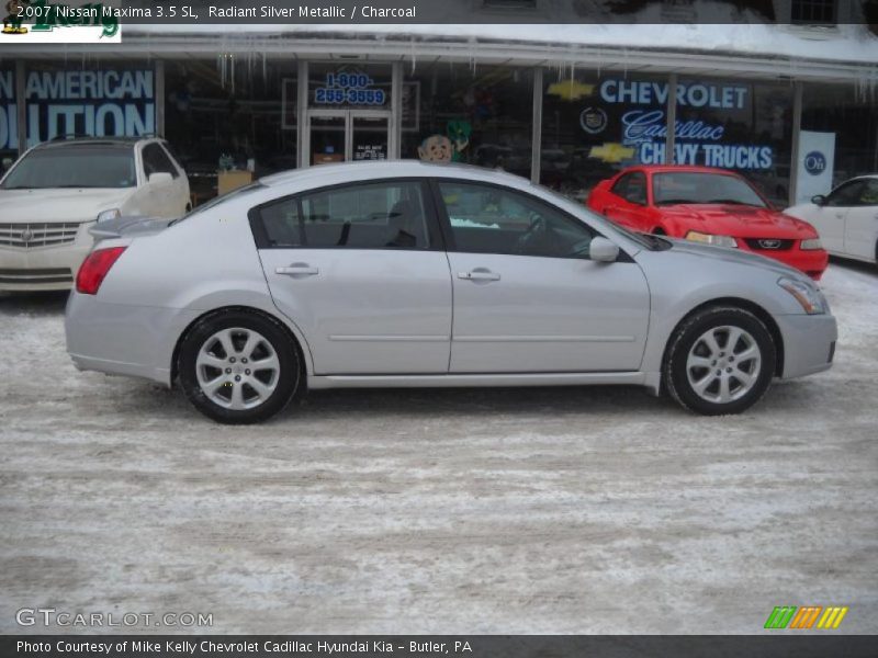 Radiant Silver Metallic / Charcoal 2007 Nissan Maxima 3.5 SL