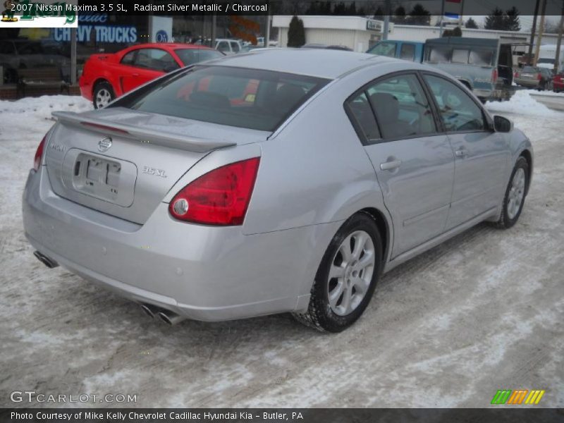 Radiant Silver Metallic / Charcoal 2007 Nissan Maxima 3.5 SL