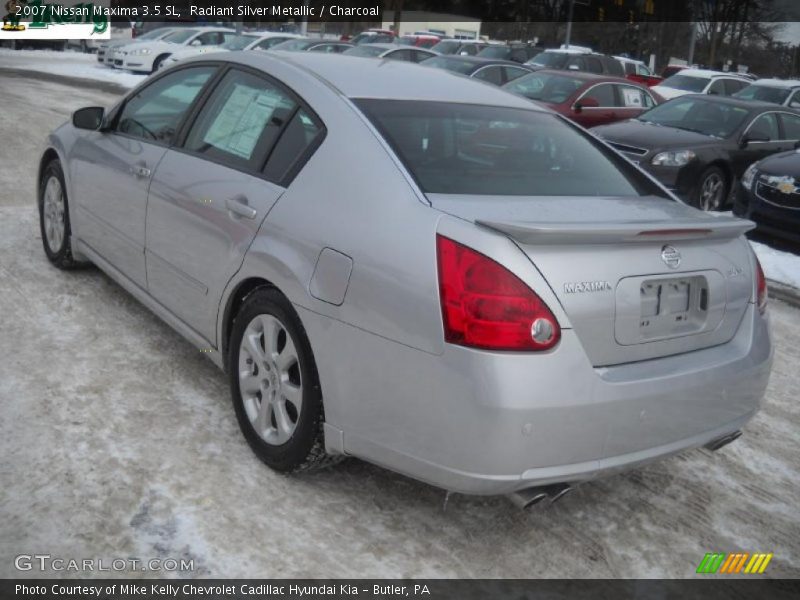 Radiant Silver Metallic / Charcoal 2007 Nissan Maxima 3.5 SL