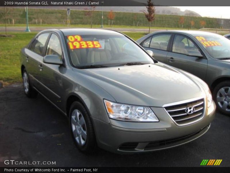 Natural Khaki Green / Camel 2009 Hyundai Sonata GLS