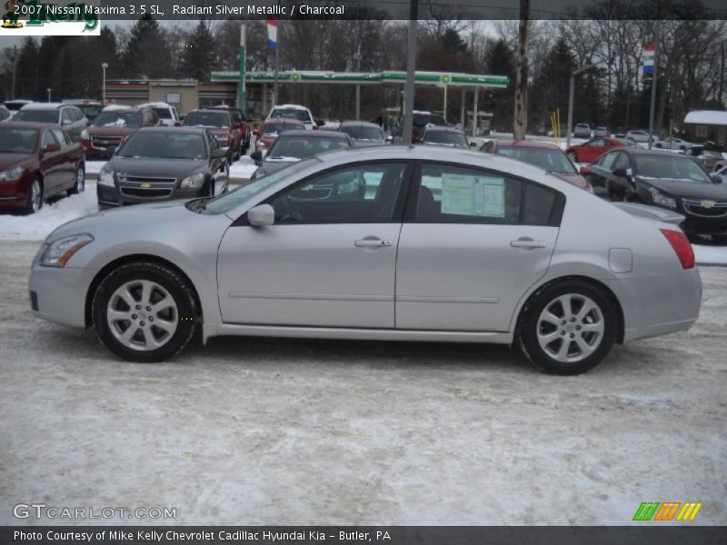 Radiant Silver Metallic / Charcoal 2007 Nissan Maxima 3.5 SL