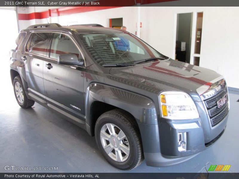 Cyber Gray Metallic / Jet Black 2011 GMC Terrain SLE