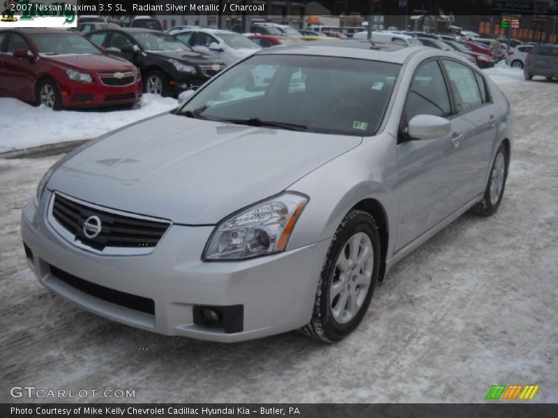 Radiant Silver Metallic / Charcoal 2007 Nissan Maxima 3.5 SL