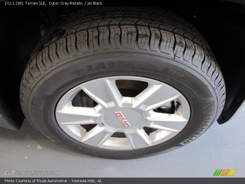 Cyber Gray Metallic / Jet Black 2011 GMC Terrain SLE