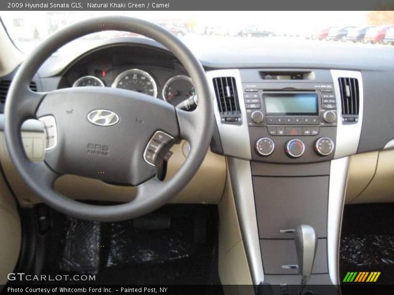 Natural Khaki Green / Camel 2009 Hyundai Sonata GLS