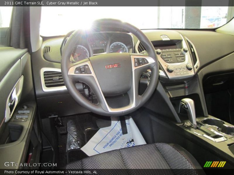 Cyber Gray Metallic / Jet Black 2011 GMC Terrain SLE