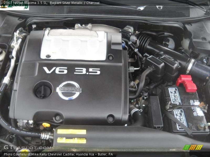 Radiant Silver Metallic / Charcoal 2007 Nissan Maxima 3.5 SL