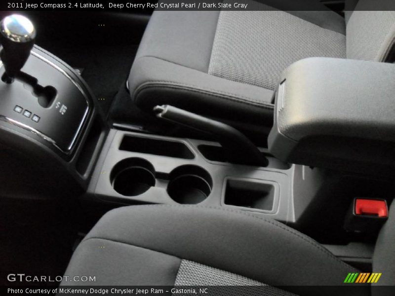 Deep Cherry Red Crystal Pearl / Dark Slate Gray 2011 Jeep Compass 2.4 Latitude