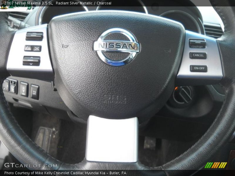 Radiant Silver Metallic / Charcoal 2007 Nissan Maxima 3.5 SL