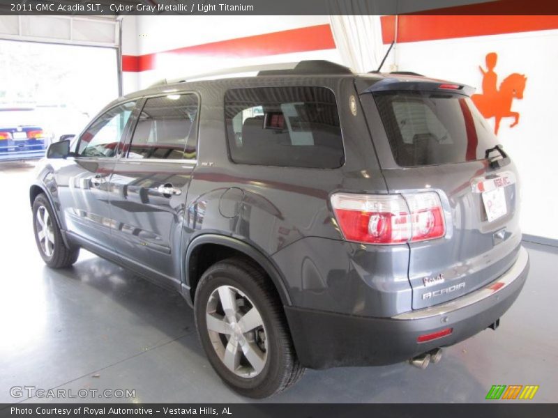 Cyber Gray Metallic / Light Titanium 2011 GMC Acadia SLT