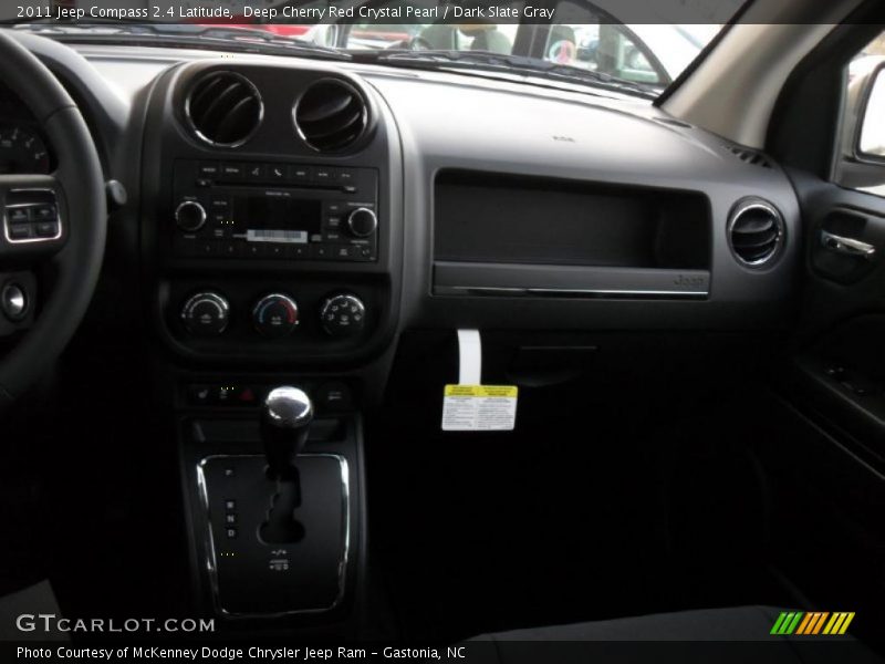 Deep Cherry Red Crystal Pearl / Dark Slate Gray 2011 Jeep Compass 2.4 Latitude
