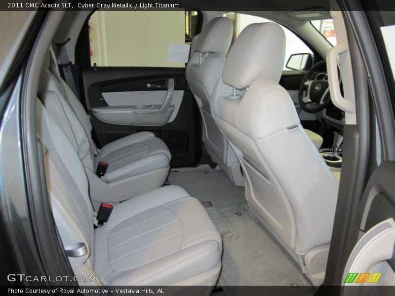Cyber Gray Metallic / Light Titanium 2011 GMC Acadia SLT