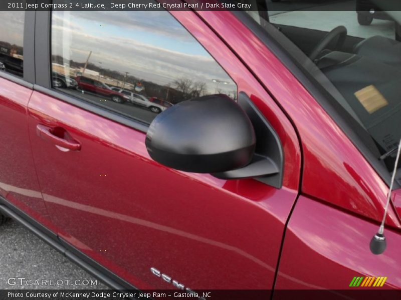 Deep Cherry Red Crystal Pearl / Dark Slate Gray 2011 Jeep Compass 2.4 Latitude