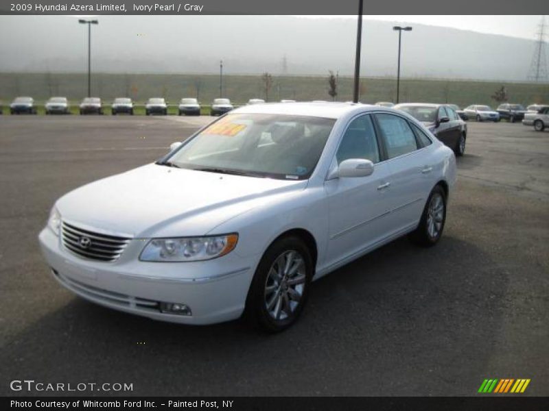 Ivory Pearl / Gray 2009 Hyundai Azera Limited