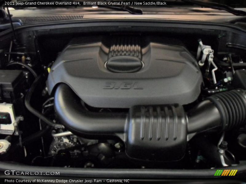  2011 Grand Cherokee Overland 4x4 Engine - 3.6 Liter DOHC 24-Valve VVT V6