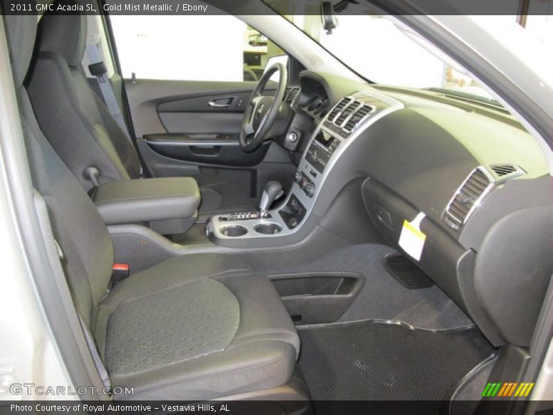 Gold Mist Metallic / Ebony 2011 GMC Acadia SL