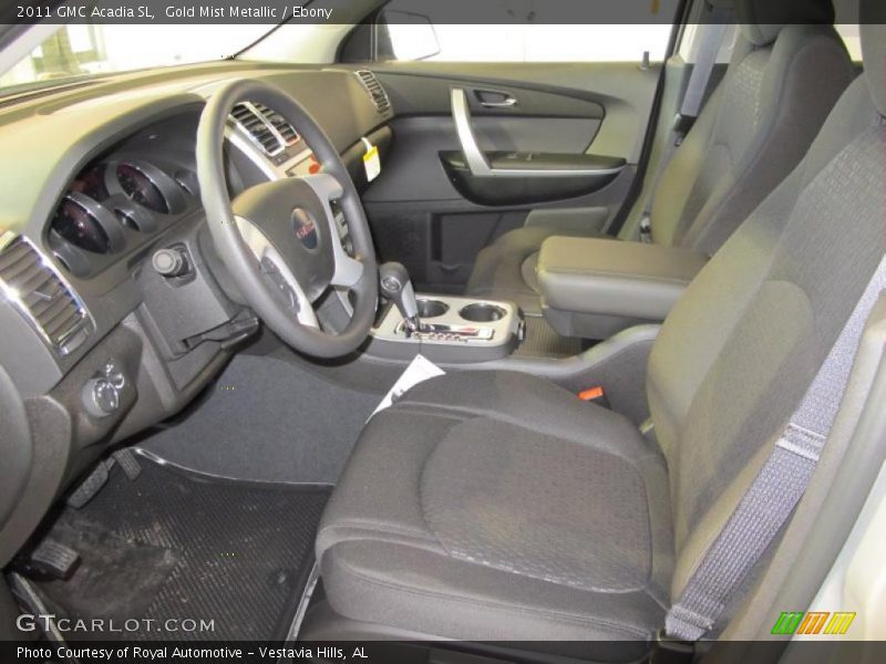 Gold Mist Metallic / Ebony 2011 GMC Acadia SL