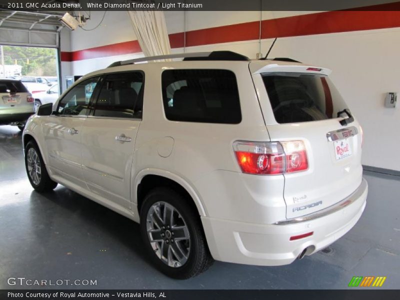 White Diamond Tintcoat / Light Titanium 2011 GMC Acadia Denali