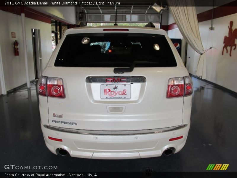 White Diamond Tintcoat / Light Titanium 2011 GMC Acadia Denali