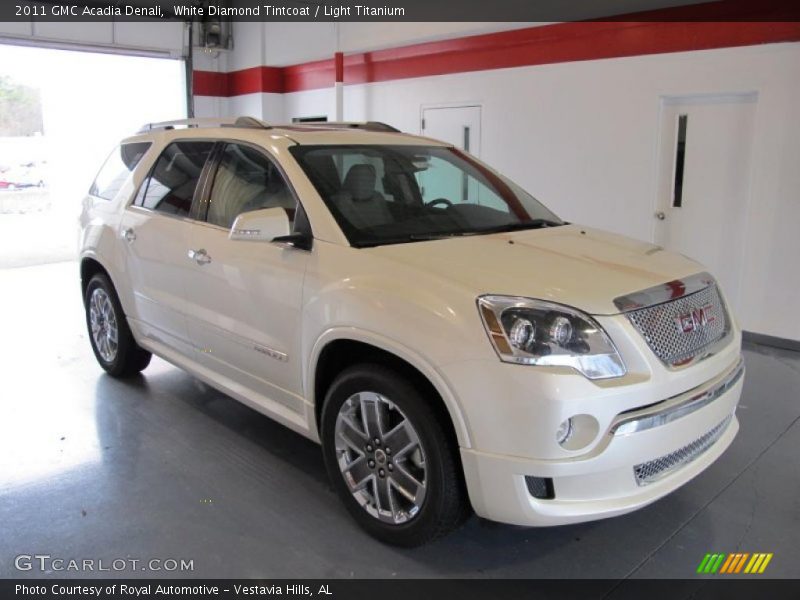 White Diamond Tintcoat / Light Titanium 2011 GMC Acadia Denali
