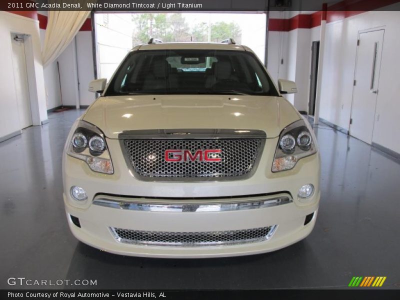 White Diamond Tintcoat / Light Titanium 2011 GMC Acadia Denali