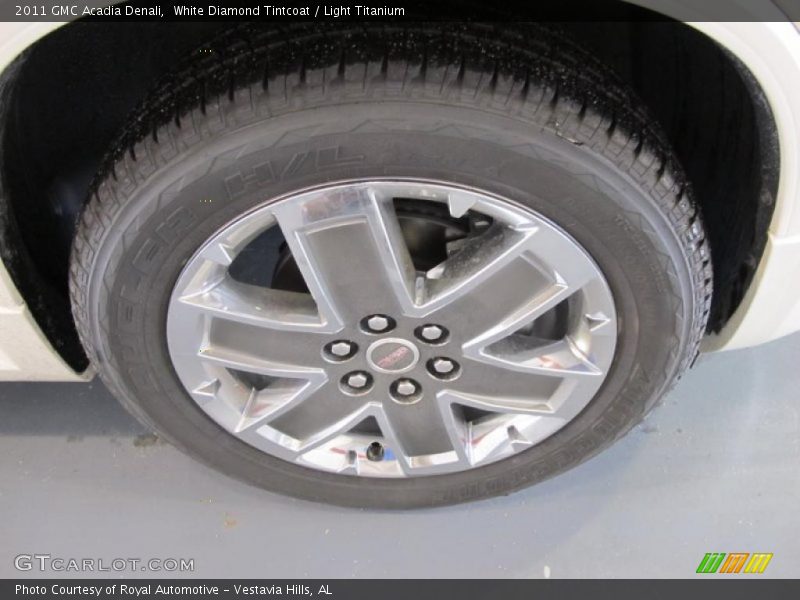 White Diamond Tintcoat / Light Titanium 2011 GMC Acadia Denali