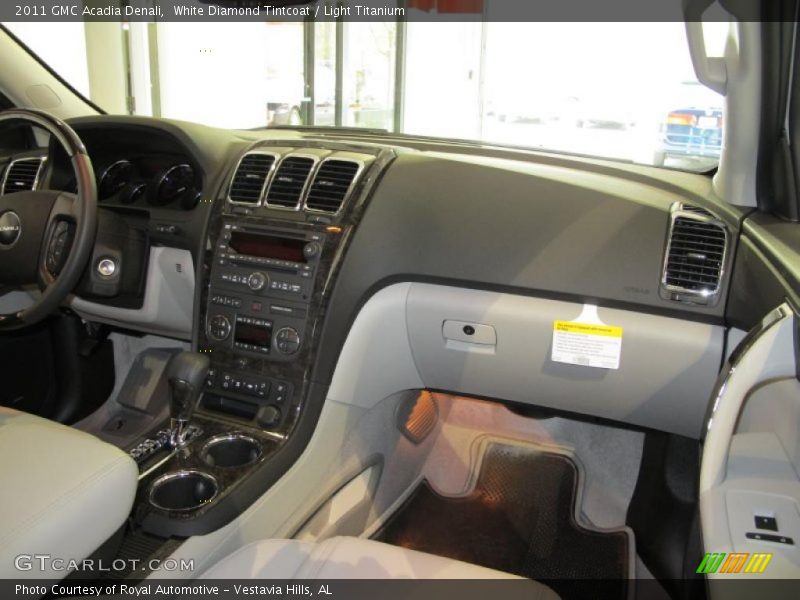White Diamond Tintcoat / Light Titanium 2011 GMC Acadia Denali