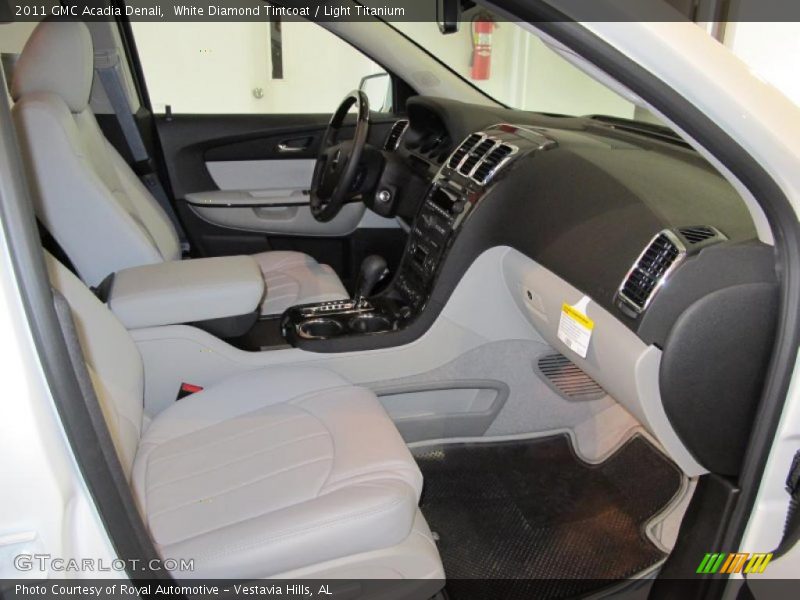 White Diamond Tintcoat / Light Titanium 2011 GMC Acadia Denali