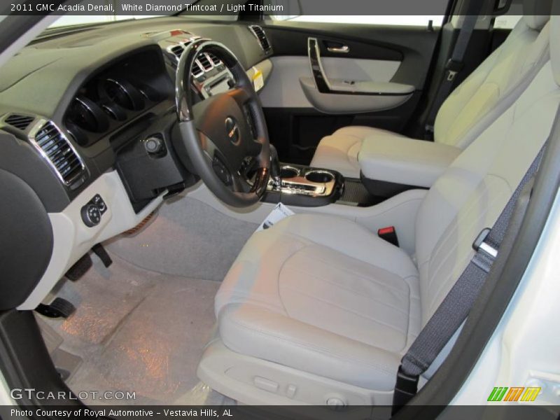 2011 Acadia Denali Light Titanium Interior
