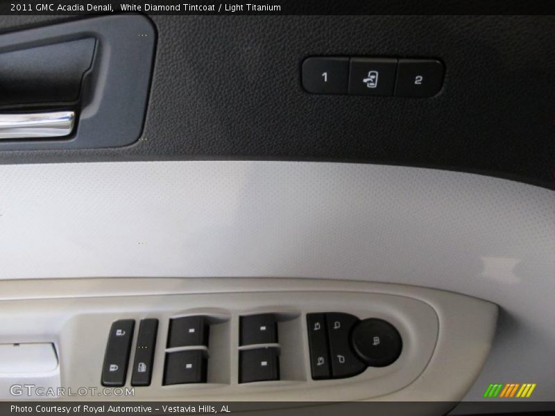 White Diamond Tintcoat / Light Titanium 2011 GMC Acadia Denali