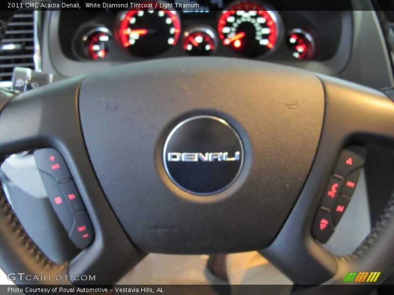 White Diamond Tintcoat / Light Titanium 2011 GMC Acadia Denali