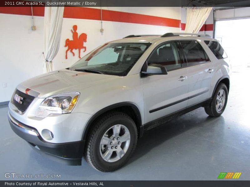 Quicksilver Metallic / Ebony 2011 GMC Acadia SL