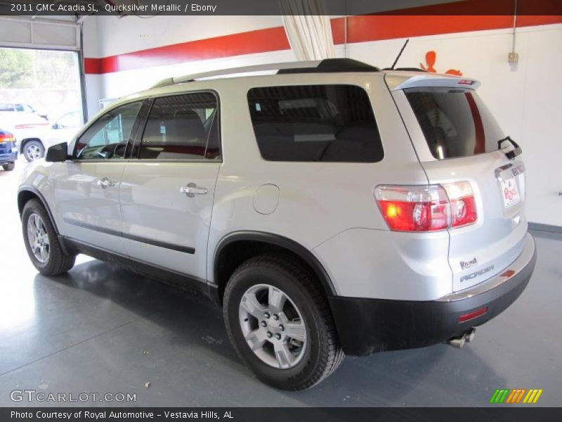 Quicksilver Metallic / Ebony 2011 GMC Acadia SL