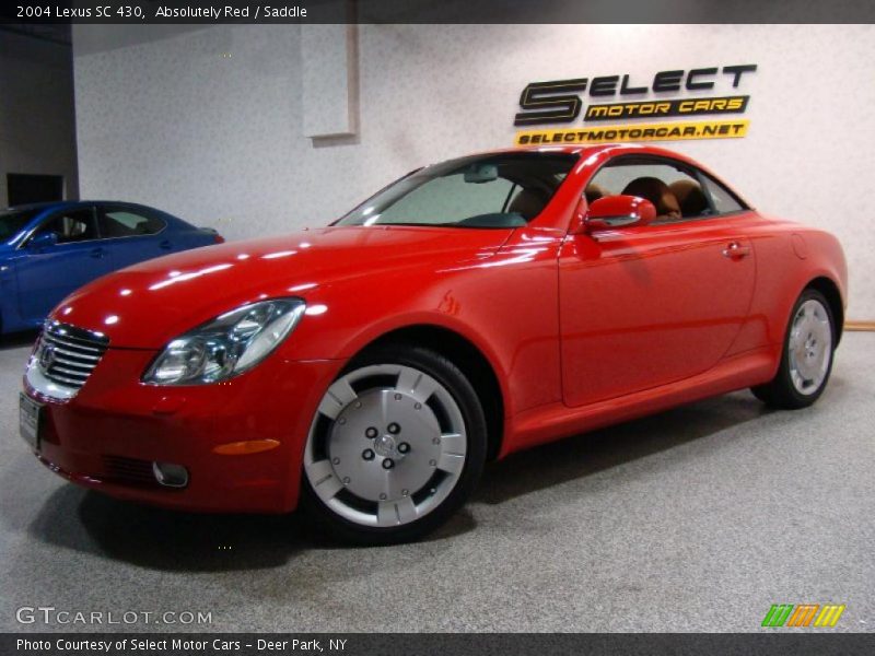 Absolutely Red / Saddle 2004 Lexus SC 430