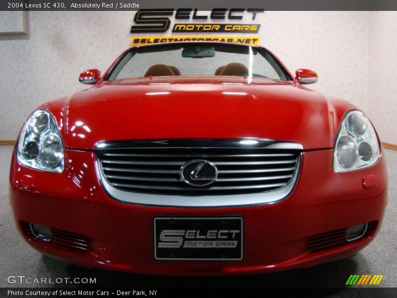 Absolutely Red / Saddle 2004 Lexus SC 430