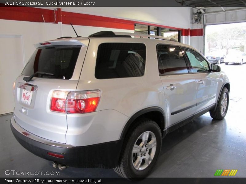 Quicksilver Metallic / Ebony 2011 GMC Acadia SL