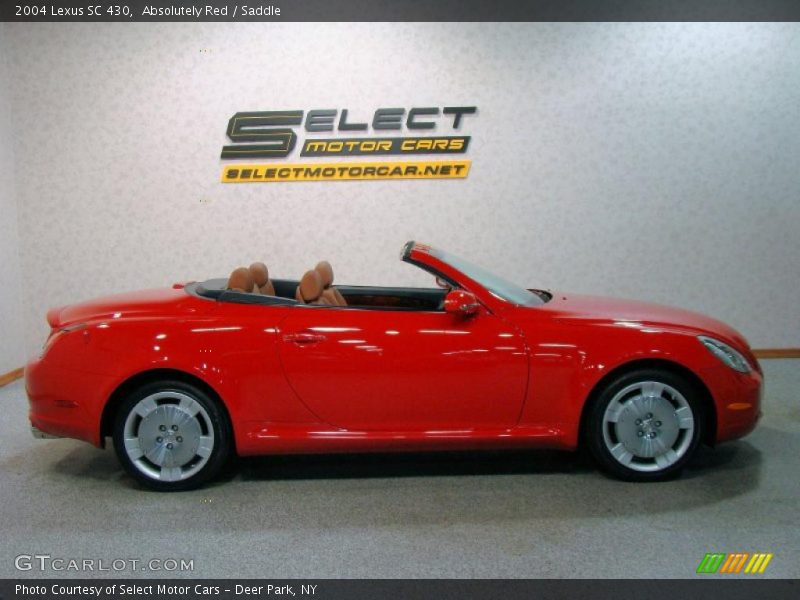 Absolutely Red / Saddle 2004 Lexus SC 430